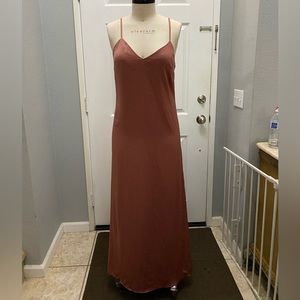 Rose pink  long dress